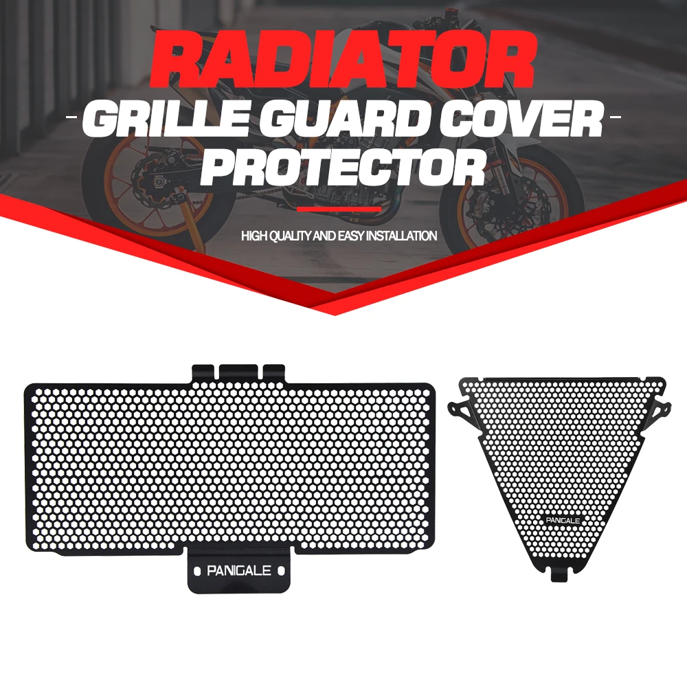 Radiator & Header Guard For Ducati Panigale V2 1299 FE 959 1299 Superleggera 899 1199 R S Panigale Radiator Grille Guard Cover 
Radiator & Header Guard For Ducati Panigale V2 1299 FE 959 1299 Superleggera 899 1199 R S Panigale Radiator Grille Guard Cover