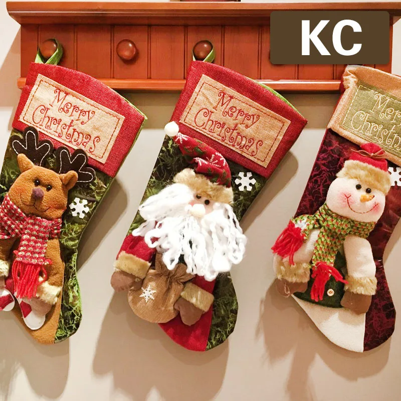 

Рождественские носки, Подарочный пакет, рождественские декоративные носки, подарок на Рождество, подарок для детей, подвеска на рождественскую елку, мешок для конфет