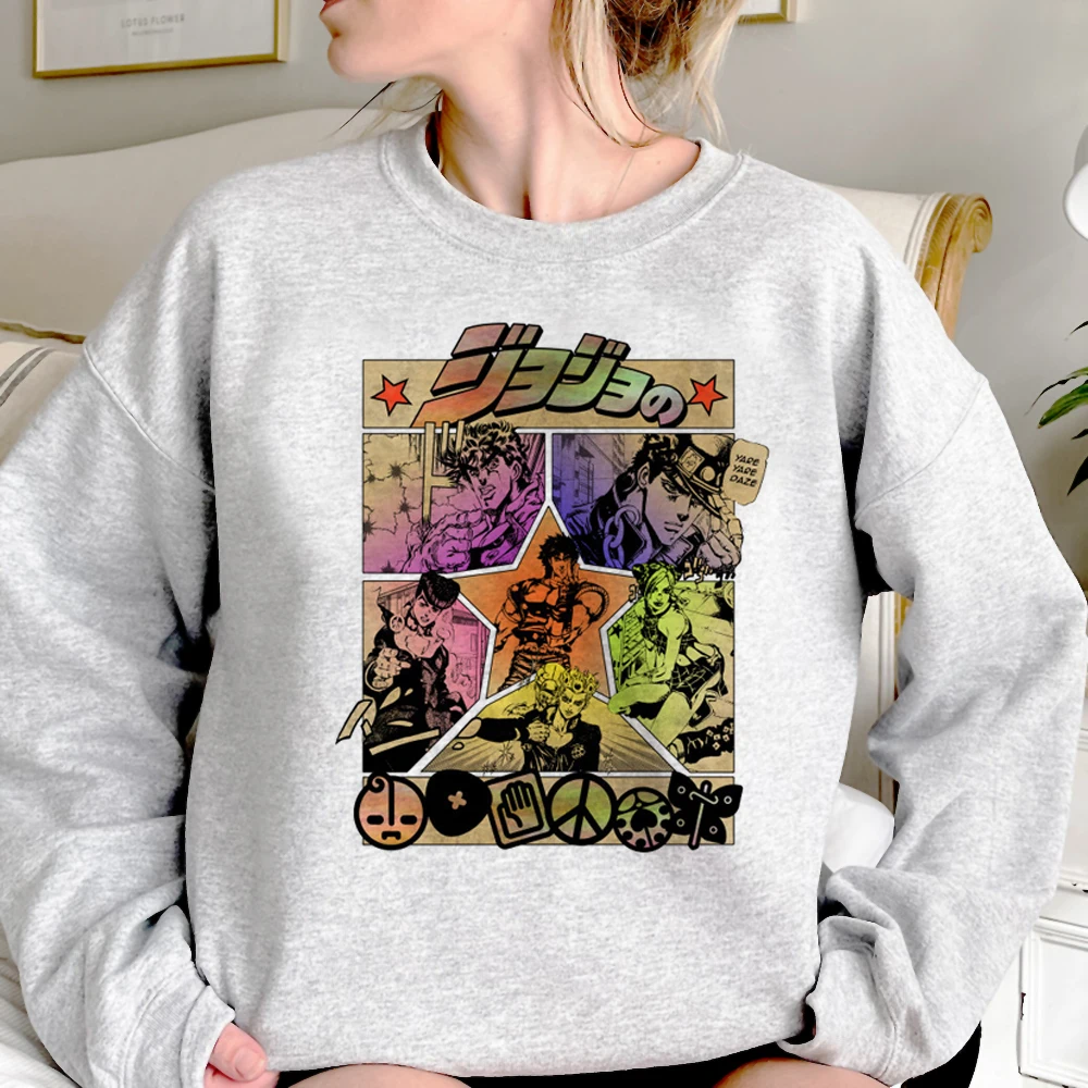 Jojo Bizarre Adventure hoodies women Korean style 2023 harajuku anime tracksuit Hooded Shirt female streetwear tracksuit
Jojo Bizarre Adventure hoodies women Korean style 2023 harajuku anime tracksuit Hooded Shirt female streetwear tracksuit