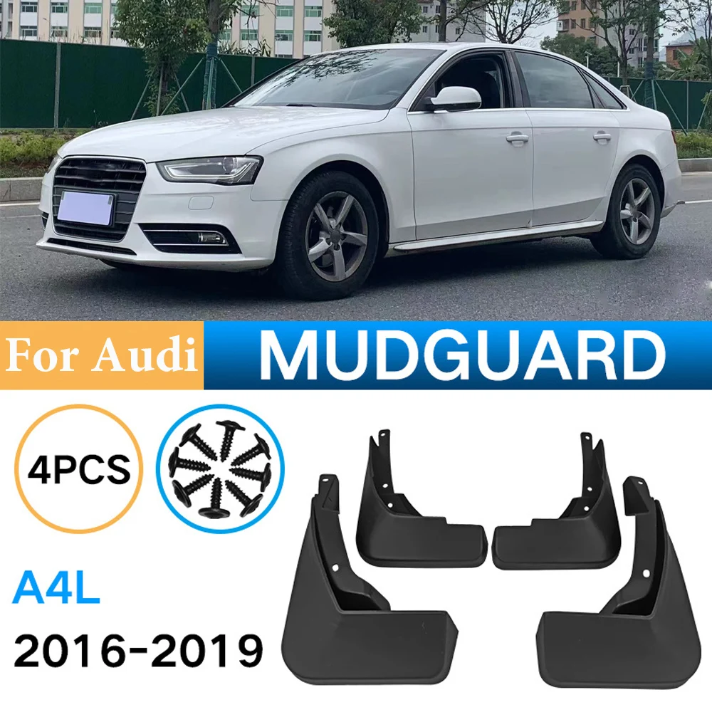 New-styling Car Mud Flap For Audi A4L 2016-2019 Wheel MudFlaps Fender Mud Guards Splash Protect Mudguards Car Accessories
New-styling Car Mud Flap For Audi A4L 2016-2019 Wheel MudFlaps Fender Mud Guards Splash Protect Mudguards Car Accessories