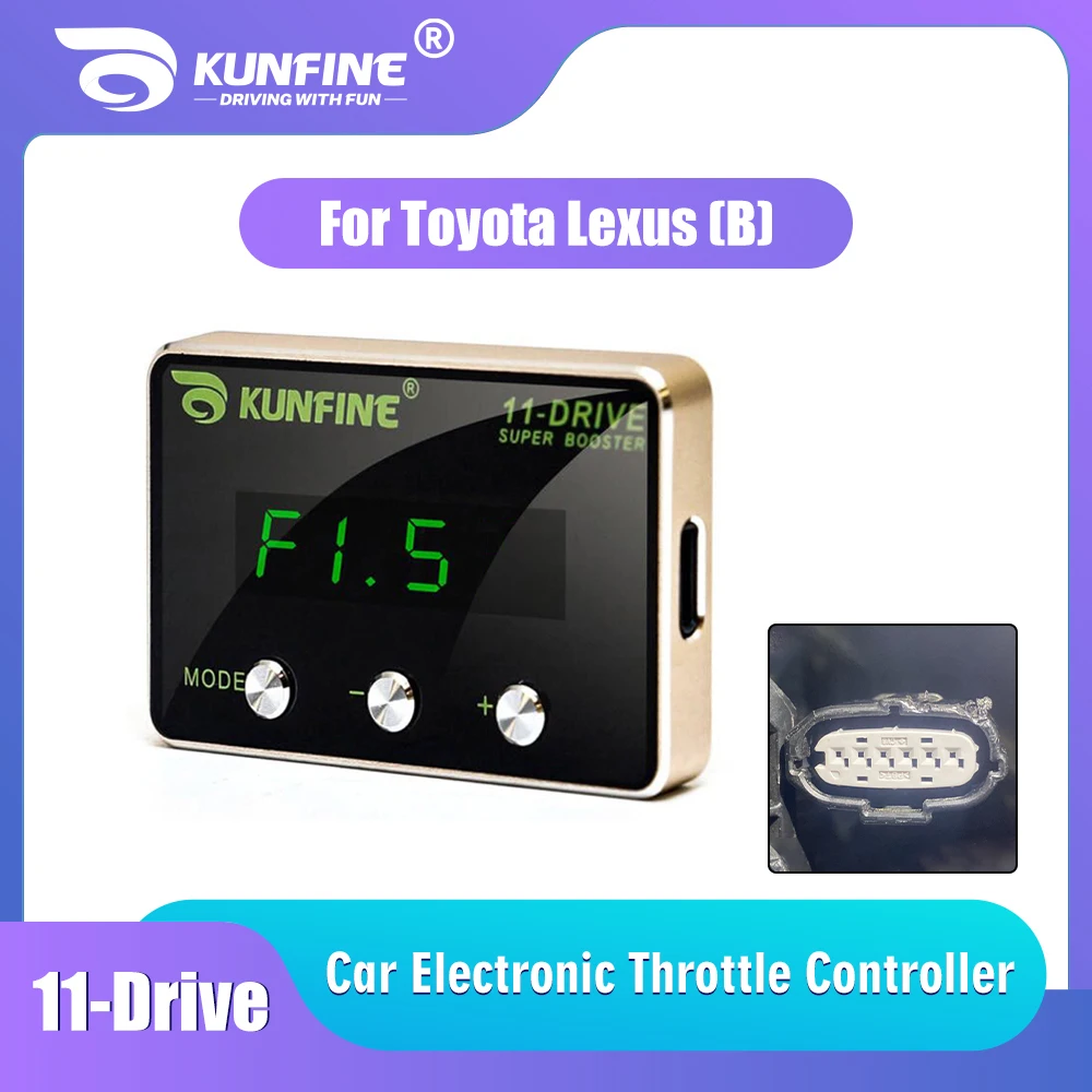 

Car Electronic Throttle Controller Racing Accelerator Potent Booster For Toyota Lexus (B) Tuning Parts Accessory