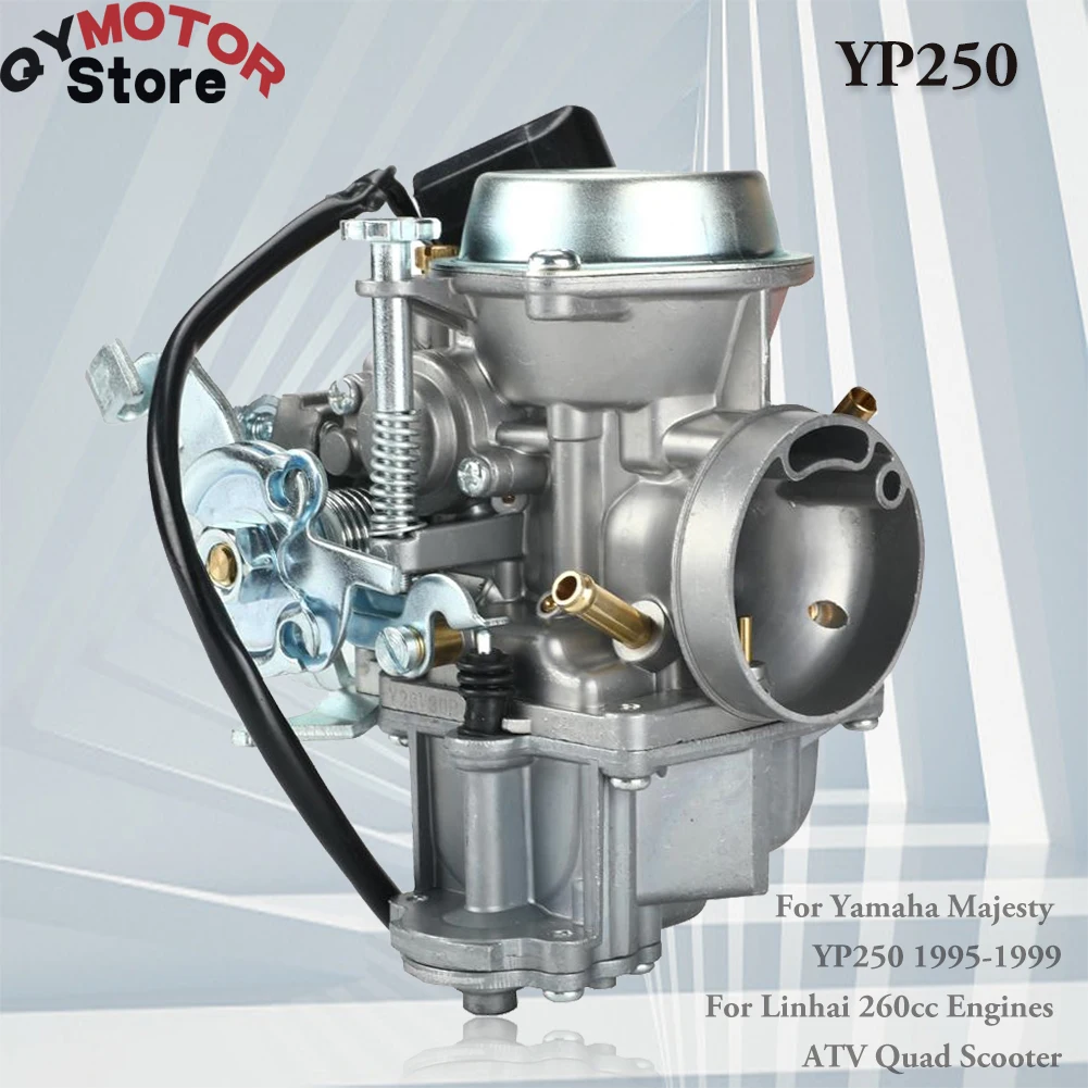 Motorcycle 30mm Carburetor For Yamaha Majesty 250 YP 250 YP250 250cc Scooter Vergaser Linhai 260cc Marquis Te-250cc ATV Quad
Motorcycle 30mm Carburetor For Yamaha Majesty 250 YP 250 YP250 250cc Scooter Vergaser Linhai 260cc Marquis Te-250cc ATV Quad