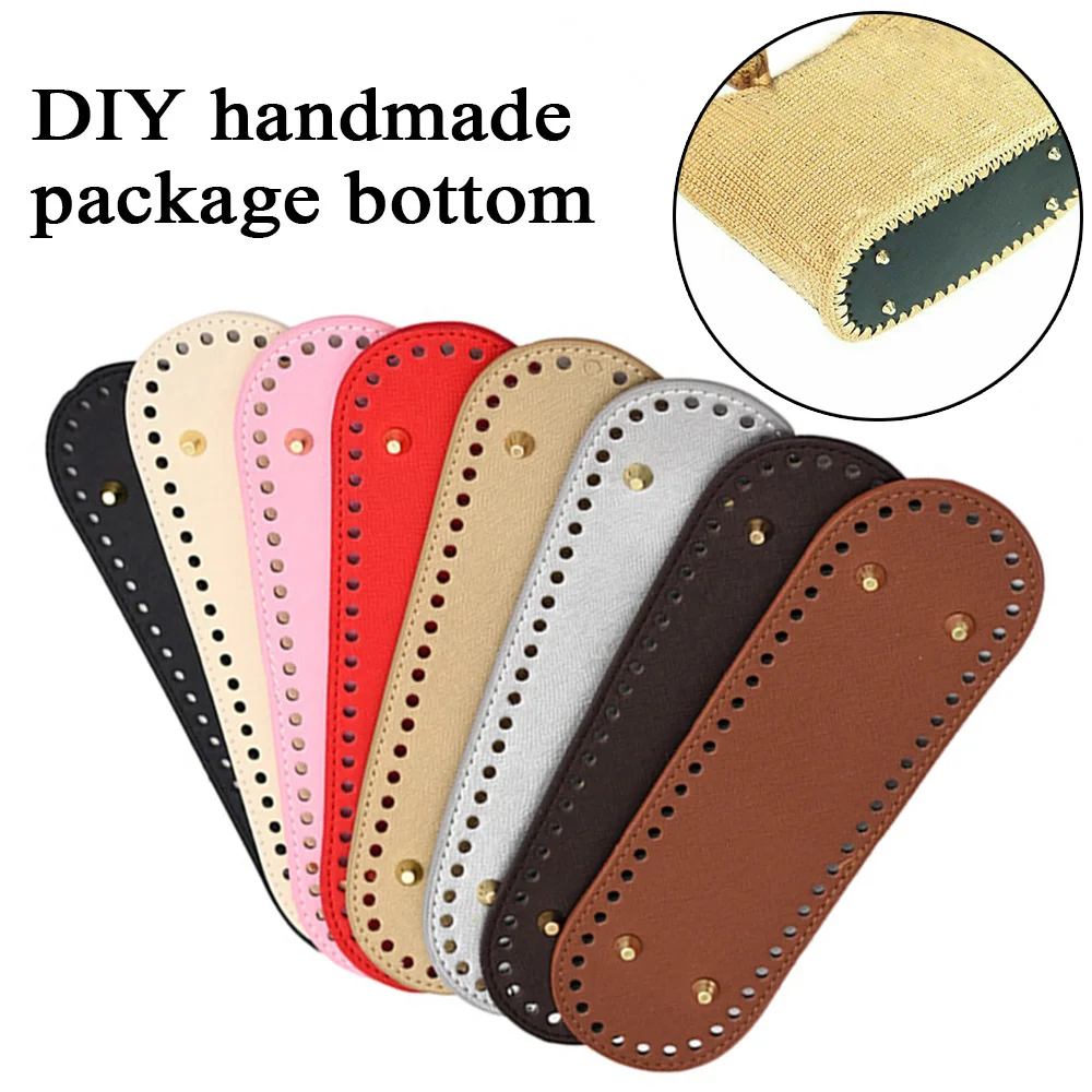26*8cm PU Bag Bottom With 4 Rivets Oval Bag Bottom Durable Bag Bottom For Crochet Knitting Handbag Solid Bottom Accessories
26*8cm PU Bag Bottom With 4 Rivets Oval Bag Bottom Durable Bag Bottom For Crochet Knitting Handbag Solid Bottom Accessories