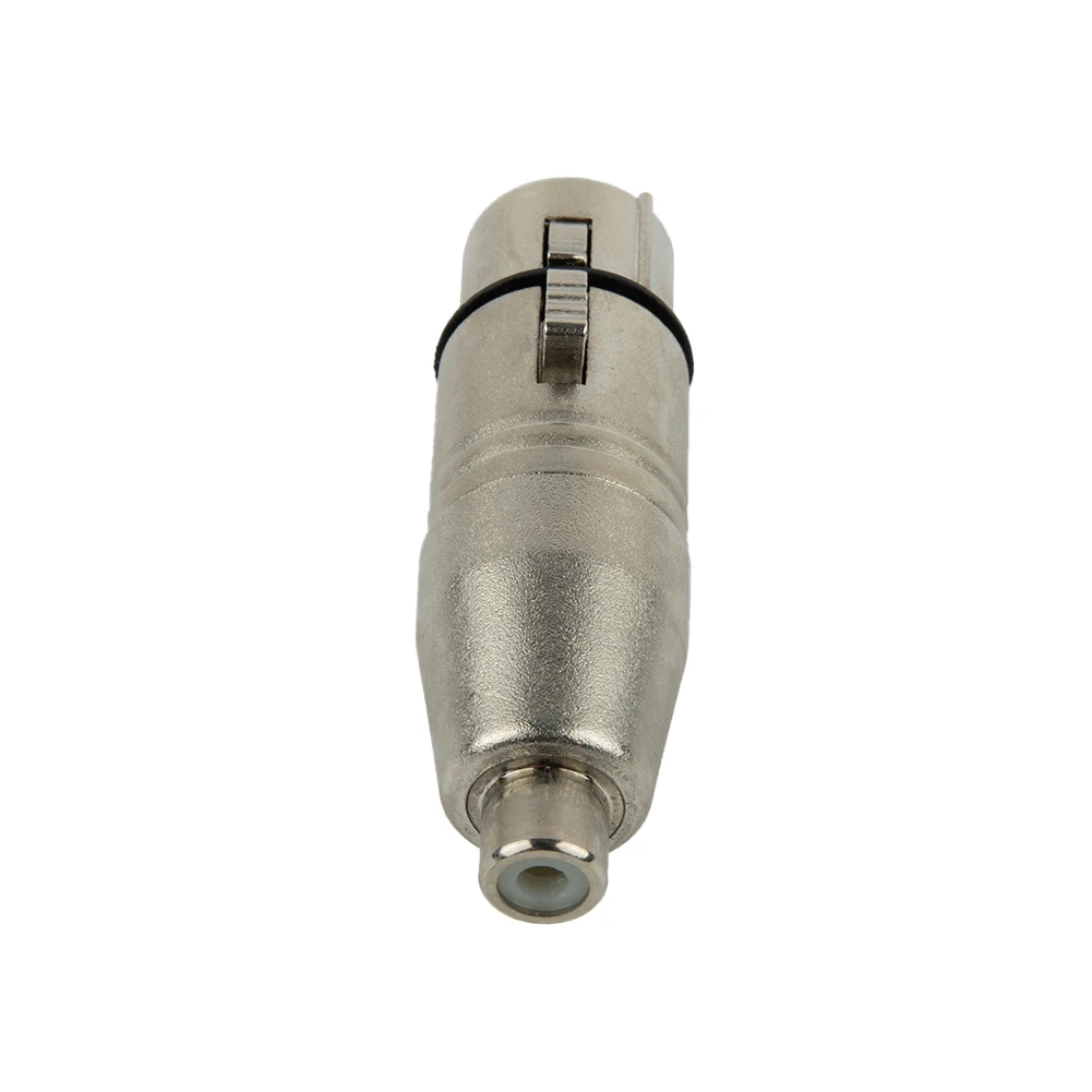 For Speaker XLR To RCA Adapter Approx. 32g Connector XLR Female To RCA Zinc Alloy 58x19mm Adapter High Quality
For Speaker XLR To RCA Adapter Approx. 32g Connector XLR Female To RCA Zinc Alloy 58x19mm Adapter High Quality