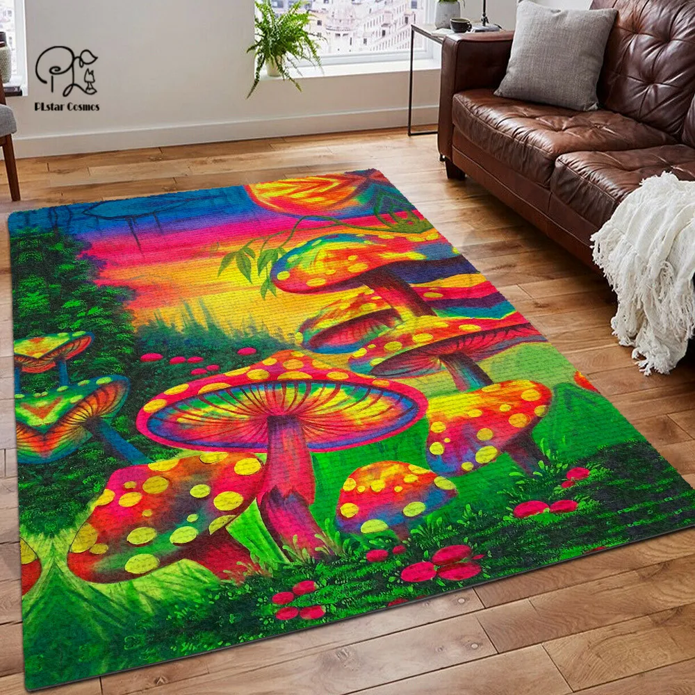 PLstar Cosmos Mushroom Hippie Weed Funny Area Rug 3D Printed Room Rug Mat Floor Anti-slip Large Rug Carpet Home Decoration 2
PLstar Cosmos Mushroom Hippie Weed Funny Area Rug 3D Printed Room Rug Mat Floor Anti-slip Large Rug Carpet Home Decoration 2