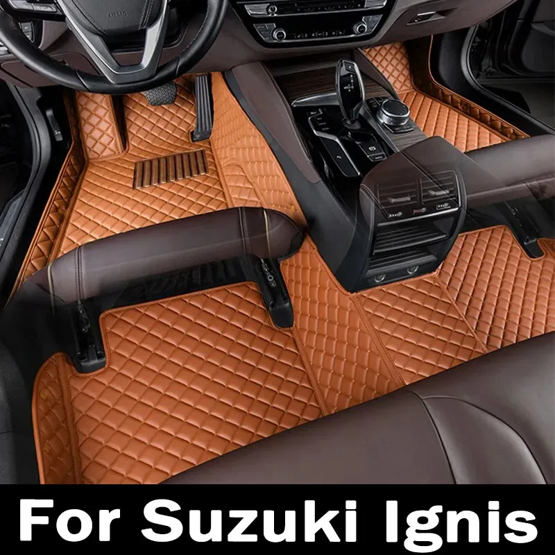 

Car Mats For Suzuki Ignis MF 2020 2021 2022 2023 Auto Leather Floor Mat Durable Rugs Carpets Pads Car Accessories Interior Parts