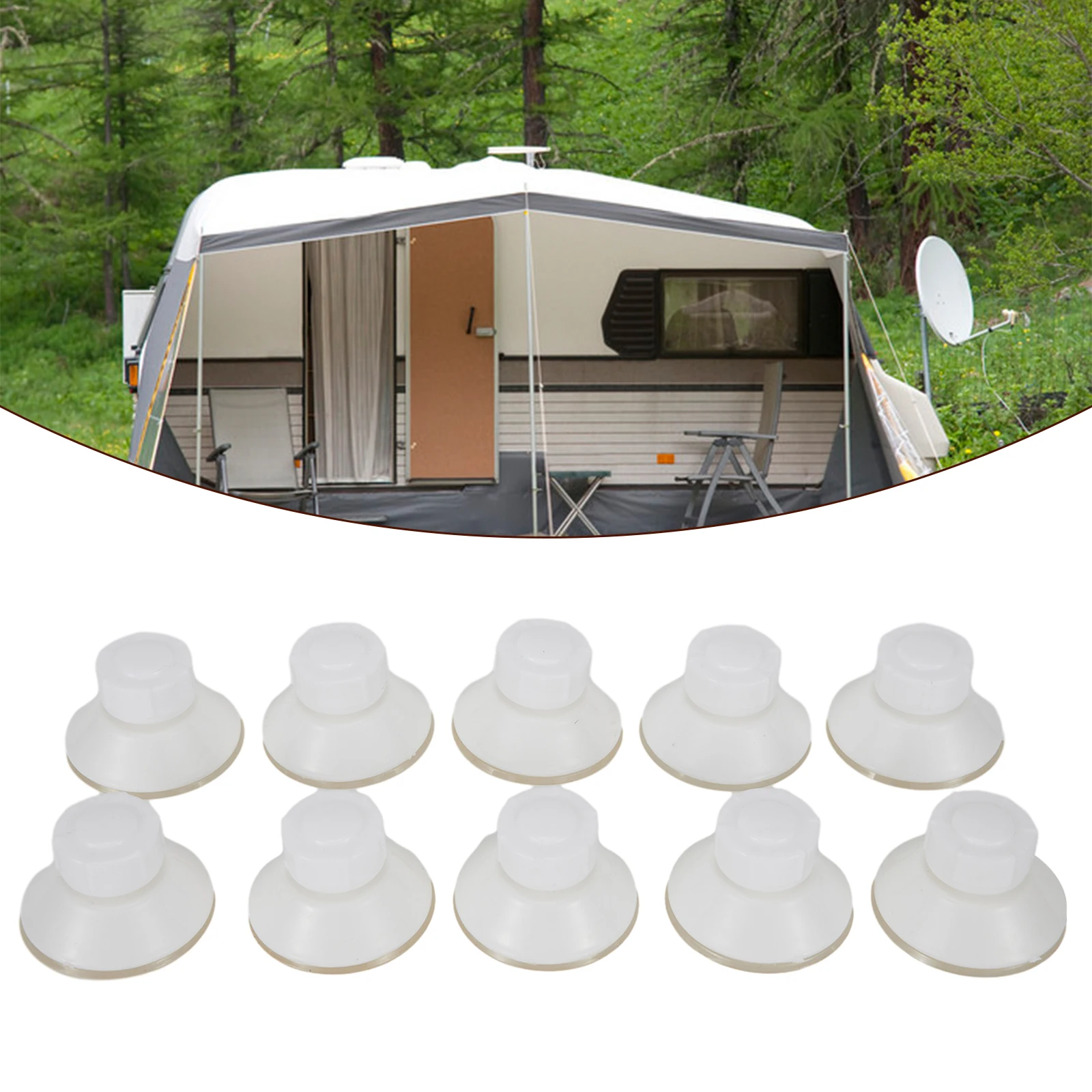 10pcs/set Camper Suction Cup Anchor Securing Hook High-Grip Awning Suction Cup Fixing Pads Caravan Motorhome Holder DIY Purpose
10pcs/set Camper Suction Cup Anchor Securing Hook High-Grip Awning Suction Cup Fixing Pads Caravan Motorhome Holder DIY Purpose