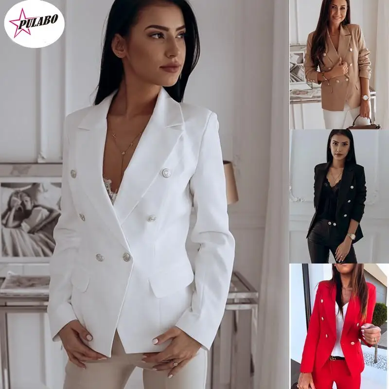 Women Slim Blazers Autumn Spring Suit Jacket Female Work Office Lady Suit Black Business Notched Blazer Coat
Women Slim Blazers Autumn Spring Suit Jacket Female Work Office Lady Suit Black Business Notched Blazer Coat