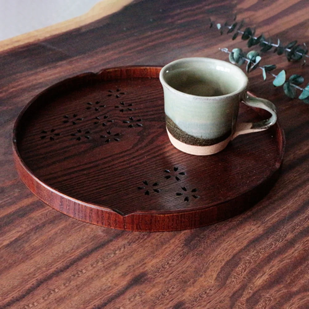12 Inch Wooden Round Plate Hollow Sakura Pattern Food Serving Plate Japanese Style Wood Fruit Dessert Breakfast Tray Snack
12 Inch Wooden Round Plate Hollow Sakura Pattern Food Serving Plate Japanese Style Wood Fruit Dessert Breakfast Tray Snack