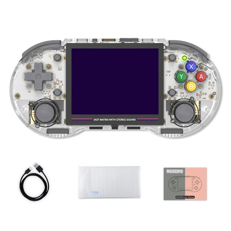 RG353PS Retro Game Console 16G+64G 3.5Inch IPS Screen 64 Bit Linux System Handheld Retro Game Player HD 2.4G/5G Wifi
RG353PS Retro Game Console 16G+64G 3.5Inch IPS Screen 64 Bit Linux System Handheld Retro Game Player HD 2.4G/5G Wifi