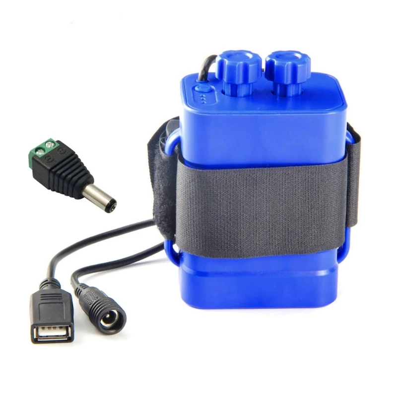 1 Pc 6x18650 12V Rechargeable Pack for Case Waterproof Housing Cover Storage Box with 5.5x2.1mm Adapter
1 Pc 6x18650 12V Rechargeable Pack for Case Waterproof Housing Cover Storage Box with 5.5x2.1mm Adapter