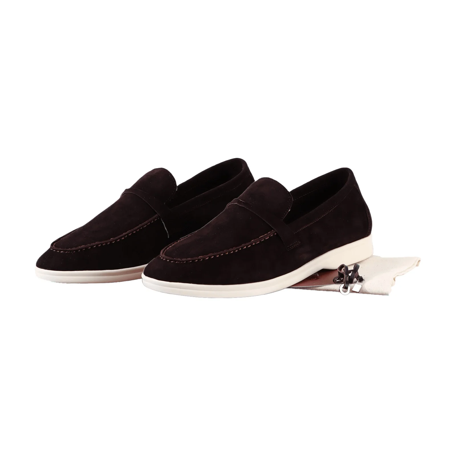 Men Suede Loafers Summer Flats Shoes Spring Autumn Fashion Causal Moccasin Leather Metal Pendant Flat Lazy Slip-on
Men Suede Loafers Summer Flats Shoes Spring Autumn Fashion Causal Moccasin Leather Metal Pendant Flat Lazy Slip-on