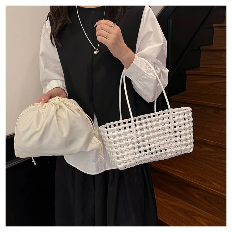Vegetable basket women straw bags female summmer beach bag lady travel bags designer handbag handmade woven rattan bag shoulder 11 S9daa40f44a9c47df874752b92a56d4bfc