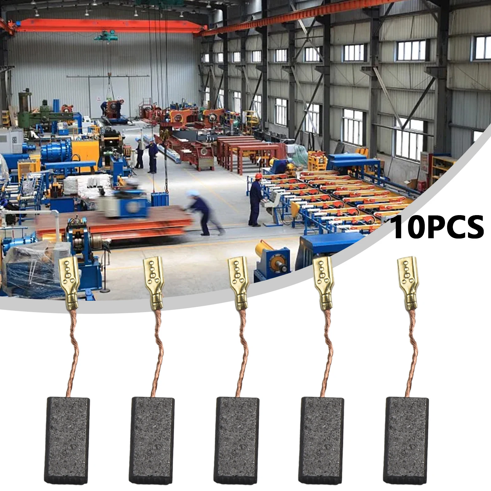 10pcs Motor Carbon Brush 15 X 8 X 5mm For Electric Angle Grinder Power Tool Parts Circular Saws Replacement Accessories
10pcs Motor Carbon Brush 15 X 8 X 5mm For Electric Angle Grinder Power Tool Parts Circular Saws Replacement Accessories