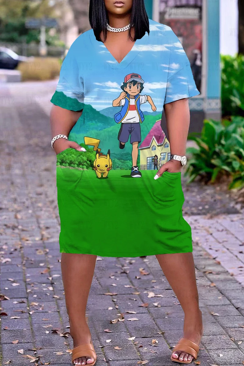 Женское винтажное платье с V-образным вырезом, карманами и V-образным вырезом
Женское винтажное платье с V-образным вырезом, карманами и V-образным вырезом