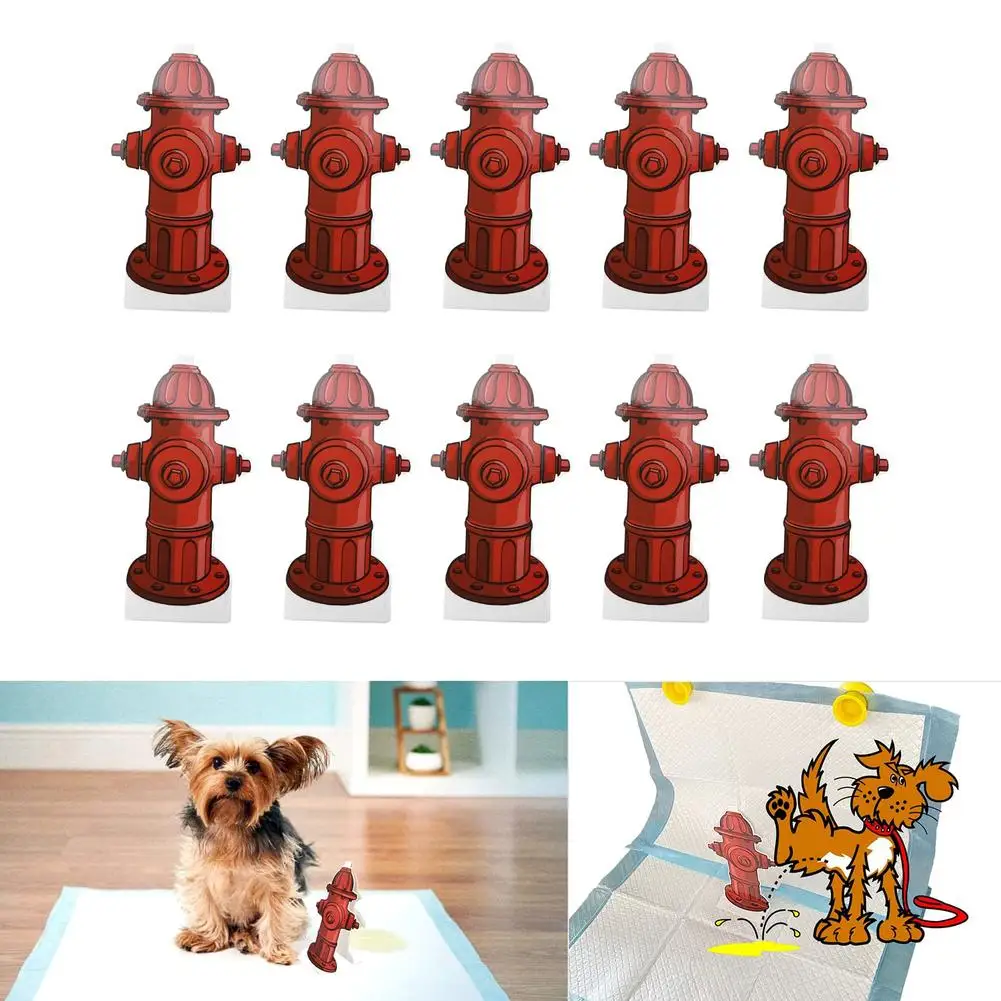 10Pcs Dog Pee Pad Trainer Paper Fire Hydrant Shaped Pet Diaper Pad Guide Pet Potty Guide for Dog Puppy
10Pcs Dog Pee Pad Trainer Paper Fire Hydrant Shaped Pet Diaper Pad Guide Pet Potty Guide for Dog Puppy