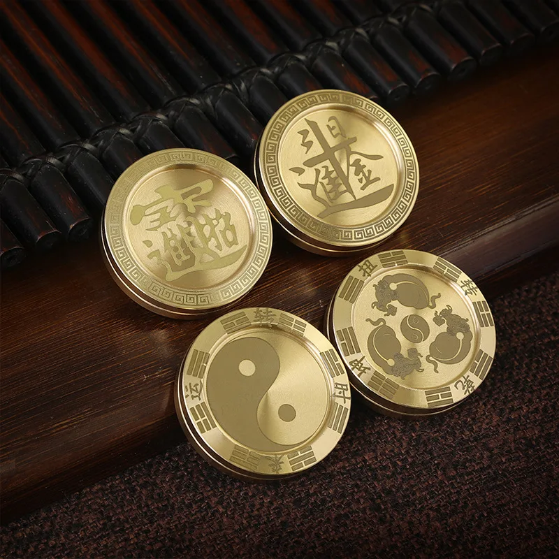 Push Coin Fidget Spinner Brassiness Papa Ring Coin Gyro Creative Antistress Decompression Toys For Kids Teen Adults
Push Coin Fidget Spinner Brassiness Papa Ring Coin Gyro Creative Antistress Decompression Toys For Kids Teen Adults