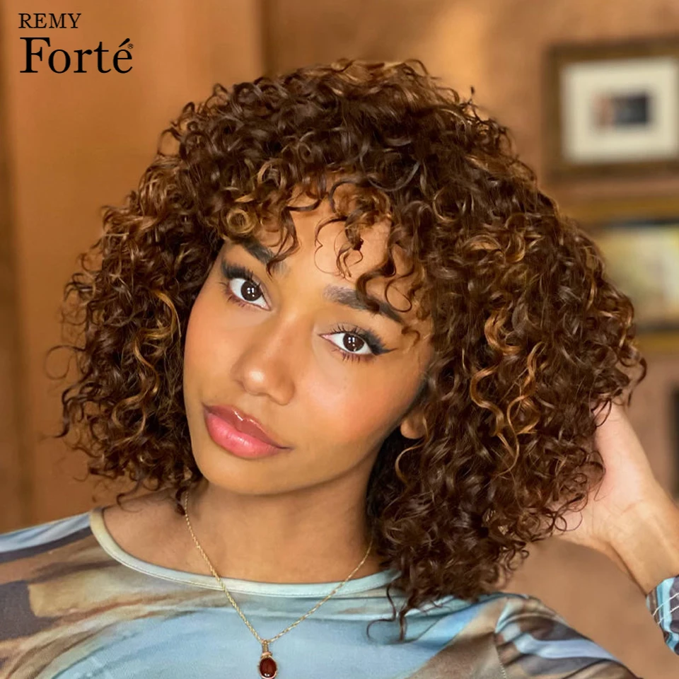 Remy Forte Jerry Curly Bob Human Hair Wigs With Bang Light Brown Bob Wigs Human Hair Full Machine Made Human Hair Wigs With Bang
Remy Forte Jerry Curly Bob Human Hair Wigs With Bang Light Brown Bob Wigs Human Hair Full Machine Made Human Hair Wigs With Bang