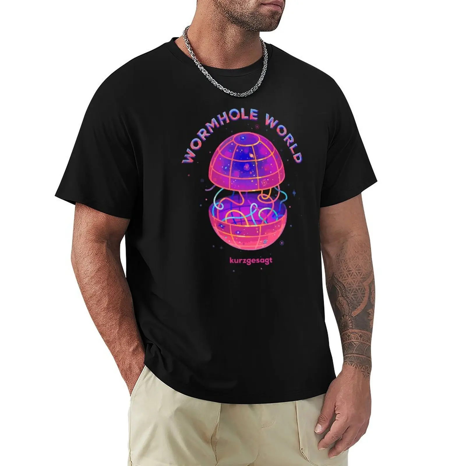 Kurzgesagt - 80s Wormhole T-Shirt boys whites vintage clothes funny t shirts for men
Kurzgesagt - 80s Wormhole T-Shirt boys whites vintage clothes funny t shirts for men