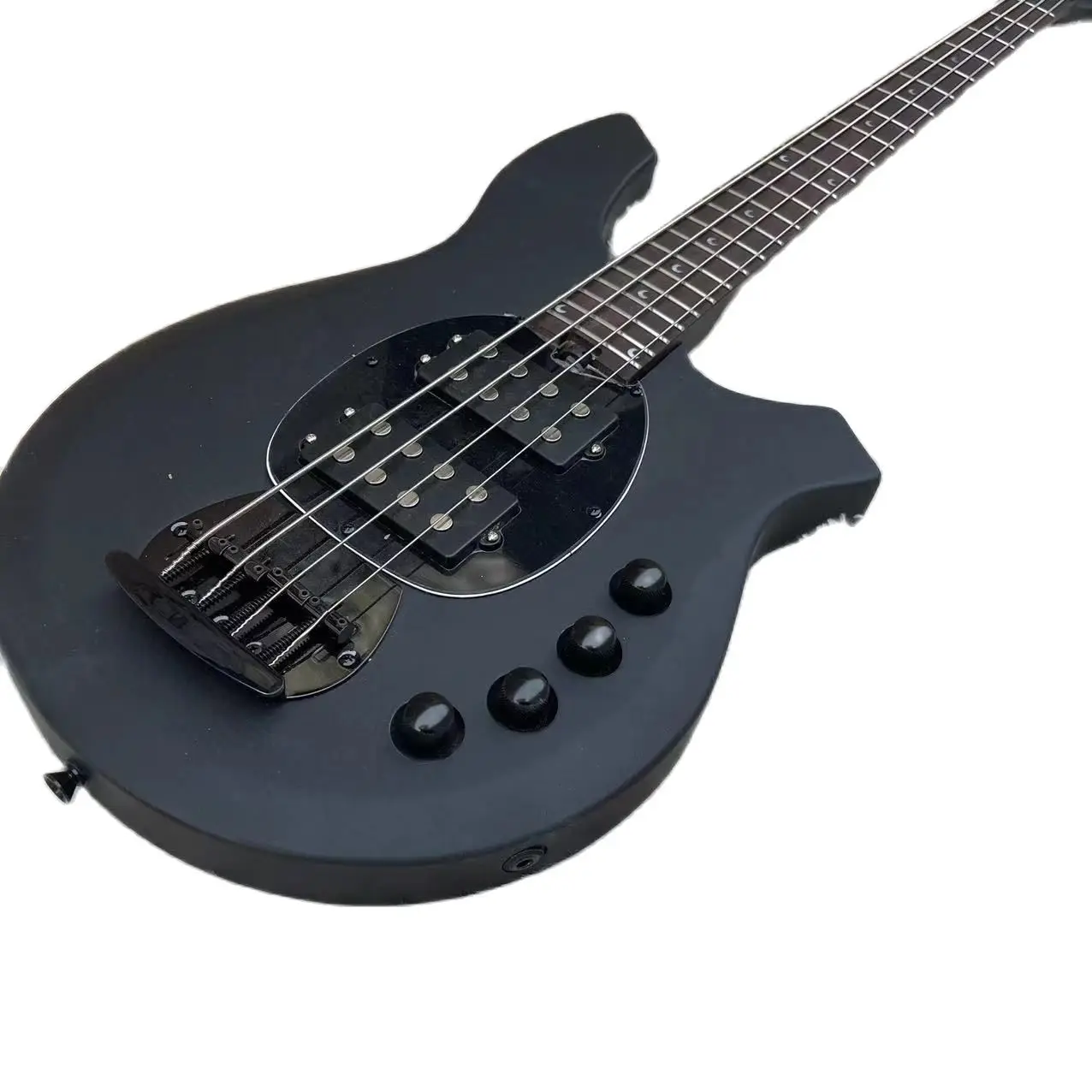 4-string split electric bass, matte black, shipping real pictures, customizable, free shipping to home
4-string split electric bass, matte black, shipping real pictures, customizable, free shipping to home