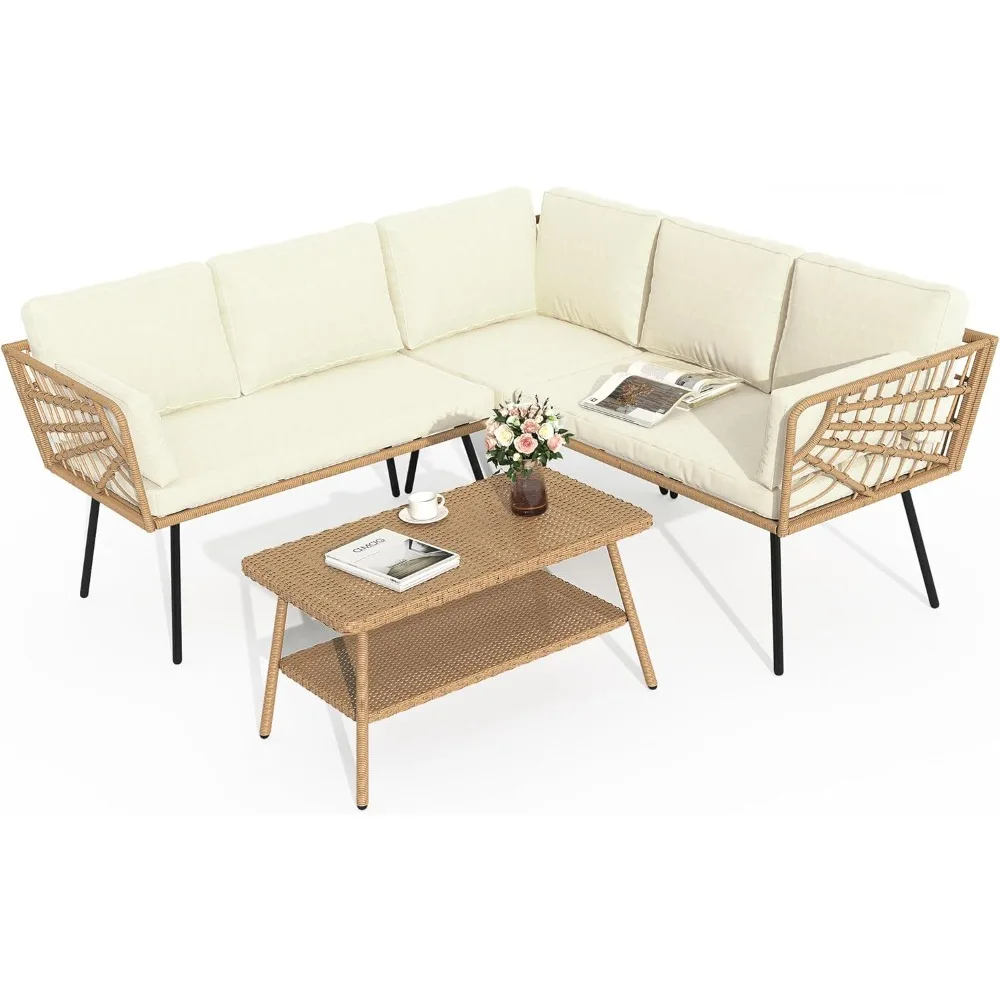 Rattan 4PCS Patio Furniture Set Outdoor Garden Lounge Sofa Beds Free Shipping Porch With Side Table Freight Free Sets Sectional
Rattan 4PCS Patio Furniture Set Outdoor Garden Lounge Sofa Beds Free Shipping Porch With Side Table Freight Free Sets Sectional