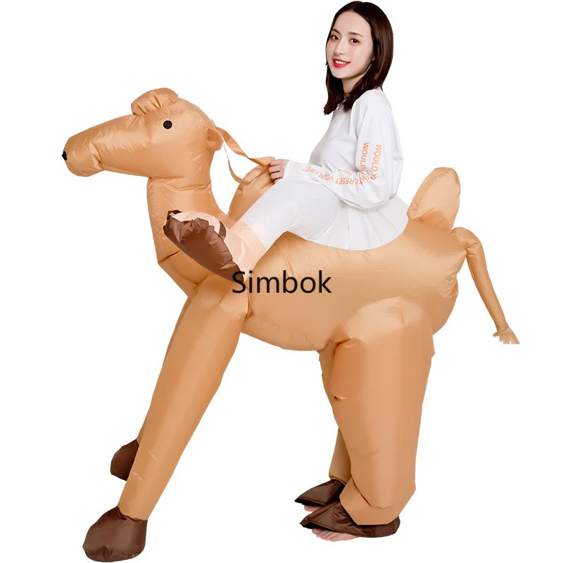 

Inflatable Camel Costume Pants for Adult, Funny Cartoon Mannequin, Walking Animal Rides, Atmosphere Props, Desert Clothing