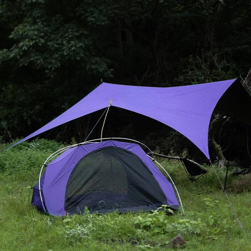 Outdoor Purple Tent Inner Tent Portable Construction Windproof Rain-Proof Ventilation Sunshade Tent Shelter
Outdoor Purple Tent Inner Tent Portable Construction Windproof Rain-Proof Ventilation Sunshade Tent Shelter