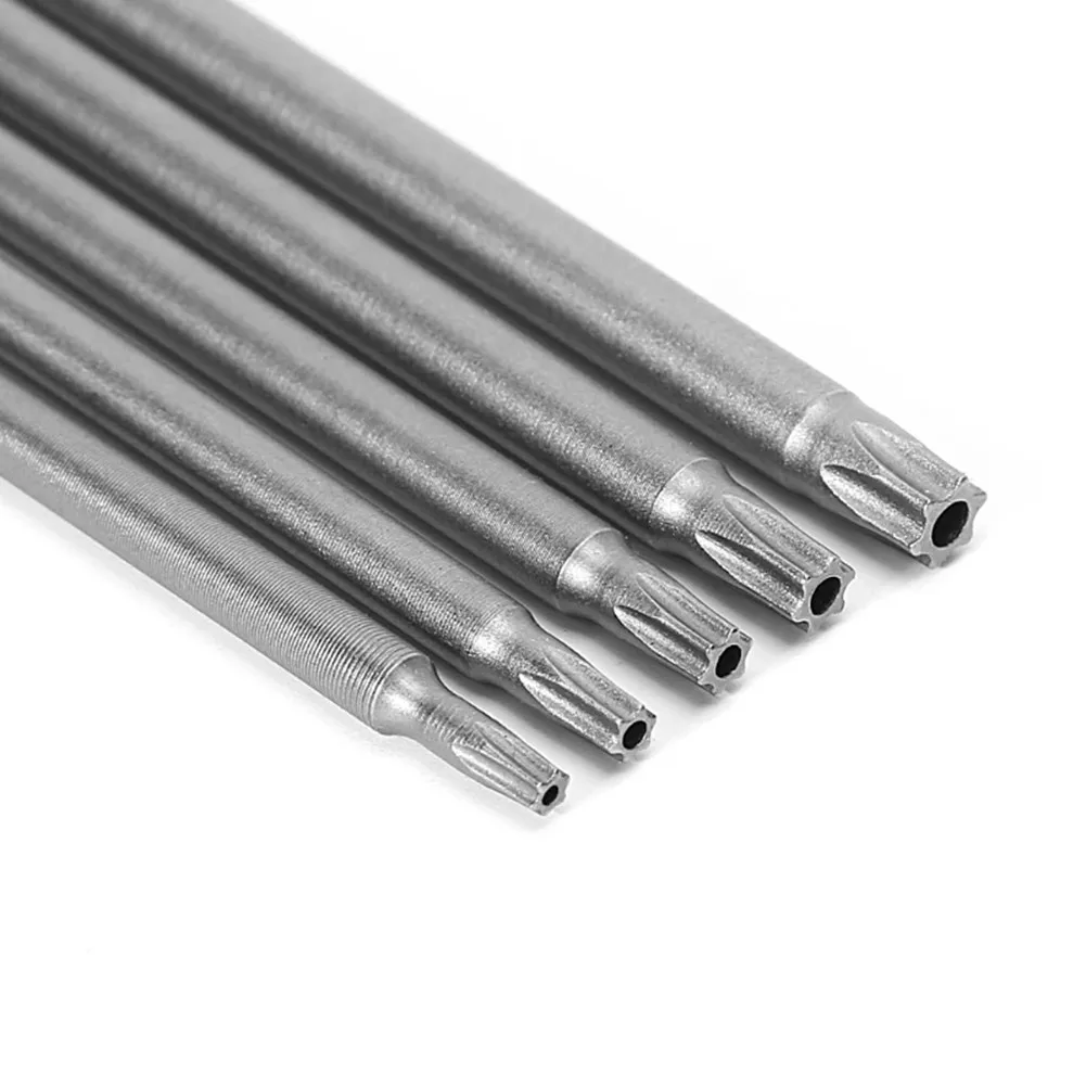T10 T15 T20 T25 T30 5pcs Torx Screwdriver Bit 150mm Length Long Steel Magnetic Security Electric Screw Driver Set
T10 T15 T20 T25 T30 5pcs Torx Screwdriver Bit 150mm Length Long Steel Magnetic Security Electric Screw Driver Set