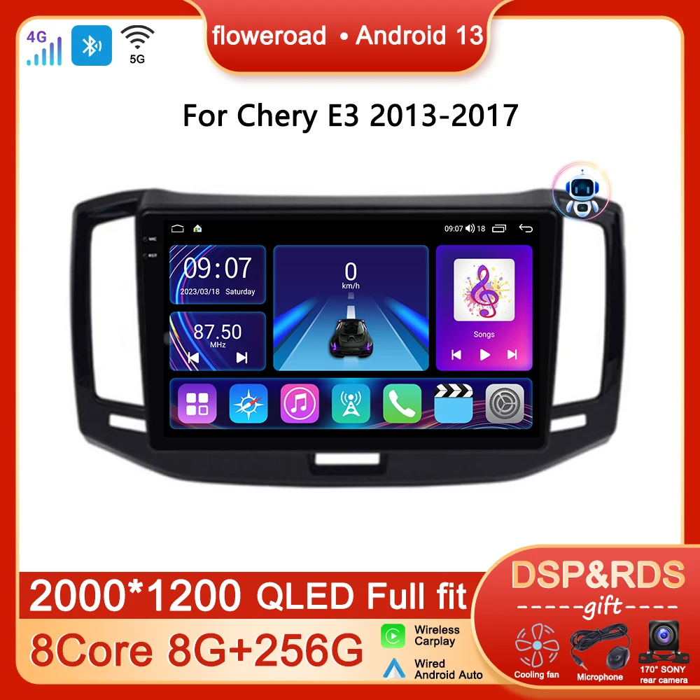 Автомобильный радиоприемник, мультимедийный плеер Android для Chery E3 2013, 2014, 2015, 2016, 2017, навигация GPS, автомобильный Carplay, стерео 2 din, 4G, Wi-Fi, видео
Автомобильный радиоприемник, мультимедийный плеер Android для Chery E3 2013, 2014, 2015, 2016, 2017, навигация GPS, автомобильный Carplay, стерео 2 din, 4G, Wi-Fi, видео