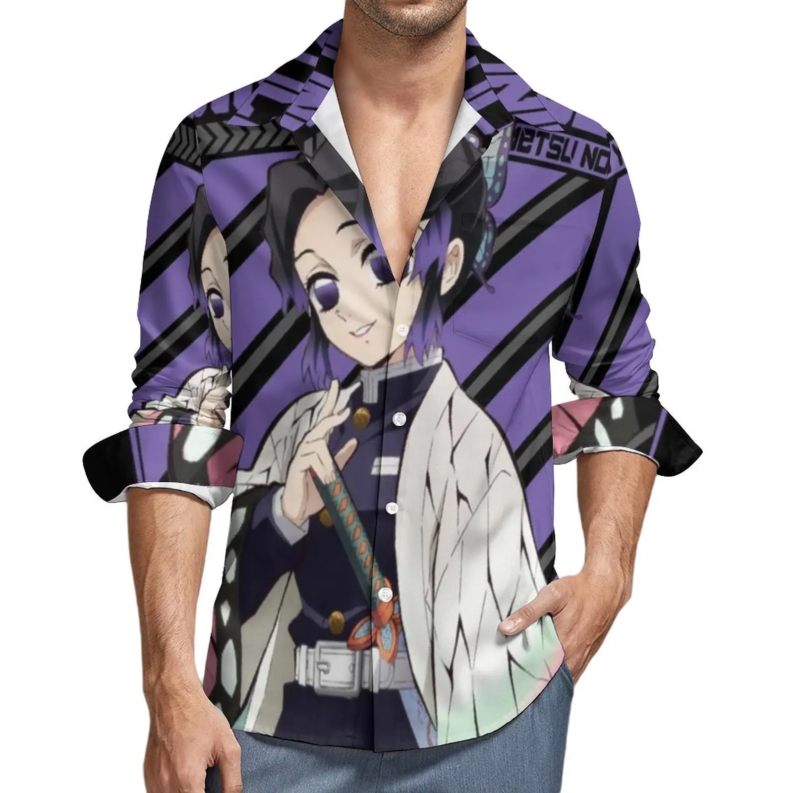 Повседневные рубашки KIMETSU NO YAIBA SHINOBU KOCHO, мужские блузки с длинным рукавом с демоном, винтажные блузки Y2K, осенняя Дизайнерская одежда
Повседневные рубашки KIMETSU NO YAIBA SHINOBU KOCHO, мужские блузки с длинным рукавом с демоном, винтажные блузки Y2K, осенняя Дизайнерская одежда