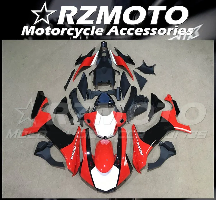 

4Gifts New ABS Motorcycle Fairings Kit Fit for YAMAHA YZF - R1 R1m 2015 2016 2017 2018 15 16 17 18 Bodywork Set Red White Custom