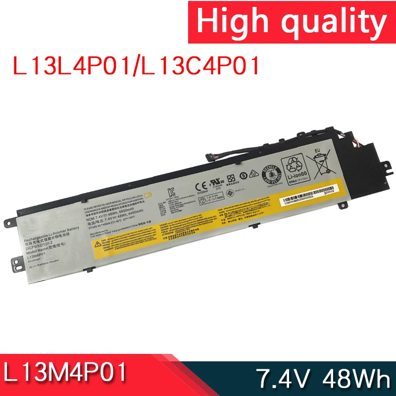 Аккумулятор L13C4P01 L13L4P01 L13M4P01 для ноутбука, 7,4 В, 48 Вт · ч, для Lenovo IdeaPad Erazer S41-70 IFI Y40-70-ISE 70AM 70AT 80FA 80AT
Аккумулятор L13C4P01 L13L4P01 L13M4P01 для ноутбука, 7,4 В, 48 Вт · ч, для Lenovo IdeaPad Erazer S41-70 IFI Y40-70-ISE 70AM 70AT 80FA 80AT