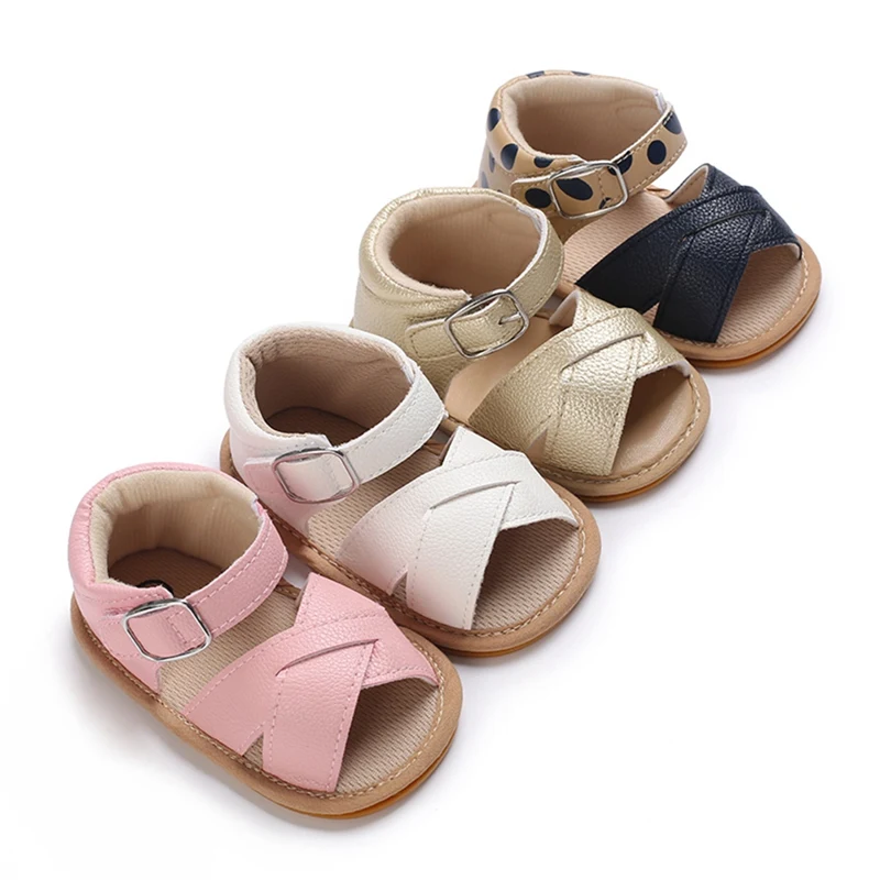 Baby Girls Shoes Summer Toddler PU Flats Sandals Soft Rubber Sole Anti-Slip Crib First Walker Shoes
Baby Girls Shoes Summer Toddler PU Flats Sandals Soft Rubber Sole Anti-Slip Crib First Walker Shoes