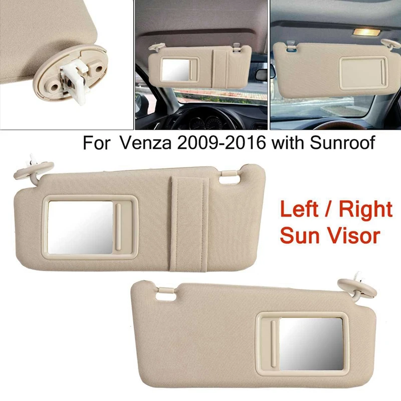 Sun Visor Shield Cover Windscreen With Sunroof Left/Right Side For Toyota Venza 2009-2016 74320-0T022-A1 74310-0T022-A1
Sun Visor Shield Cover Windscreen With Sunroof Left/Right Side For Toyota Venza 2009-2016 74320-0T022-A1 74310-0T022-A1