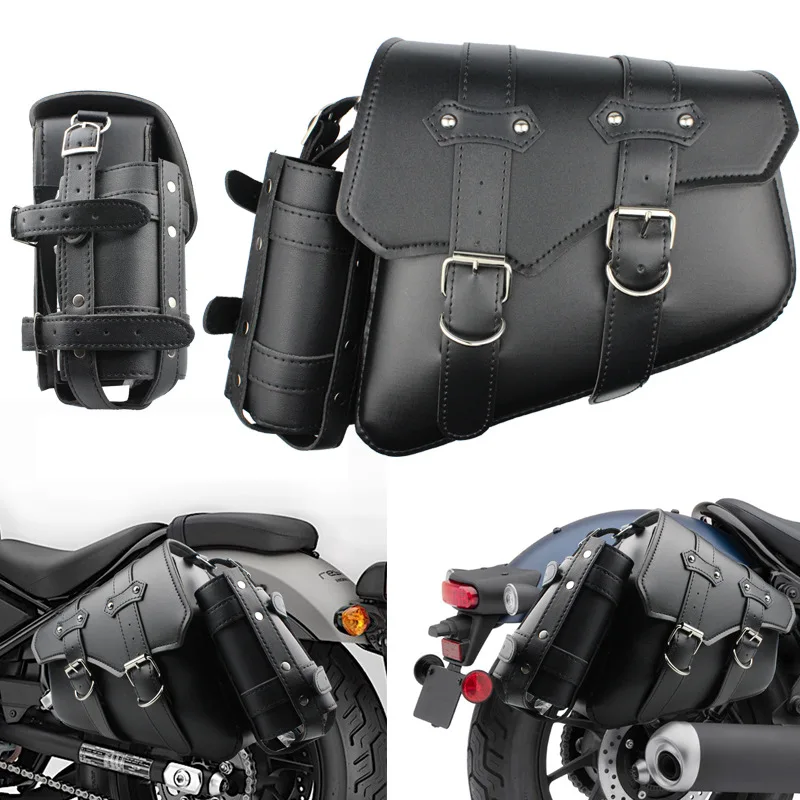 Universal Motorcycle PU Leather Left/Right Side Saddlebag Saddle Bag Luggage Bag Tool Bags Storage for Harley Sportster Honda
Universal Motorcycle PU Leather Left/Right Side Saddlebag Saddle Bag Luggage Bag Tool Bags Storage for Harley Sportster Honda