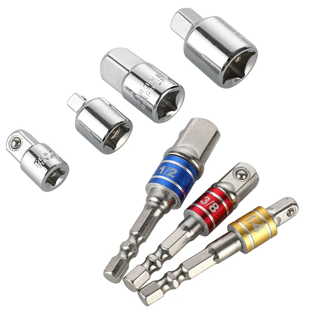 7pcs Set Reduction Sleeve Wrench Extension Rod Hex Square Socket Adapter Ratchet Torque Handle Auto Maintenance Converting Tool
7pcs Set Reduction Sleeve Wrench Extension Rod Hex Square Socket Adapter Ratchet Torque Handle Auto Maintenance Converting Tool