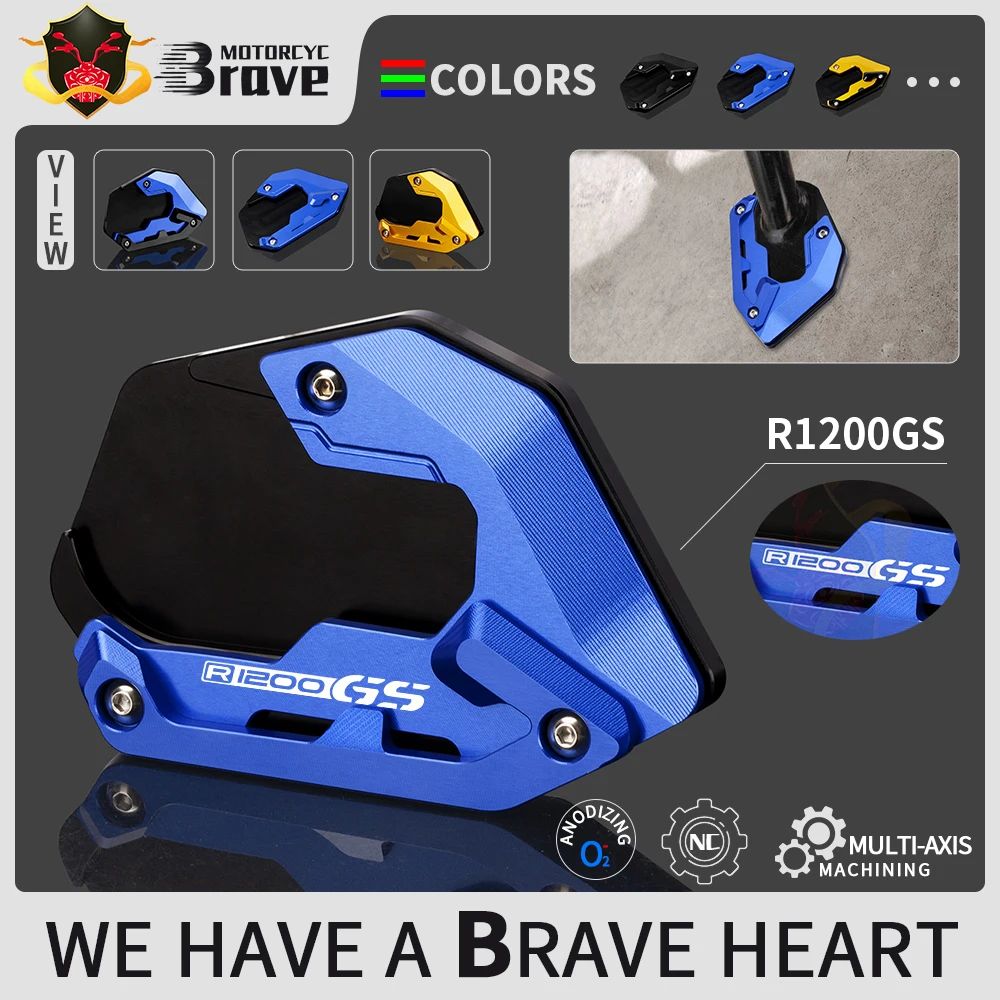 For BMW R 1200GS R 1200 GS Adventure R1200GS LC ADV 2013 2014 2015 2016 2013-2016 Low Suspension Side Stand Pad Extension Plate
For BMW R 1200GS R 1200 GS Adventure R1200GS LC ADV 2013 2014 2015 2016 2013-2016 Low Suspension Side Stand Pad Extension Plate