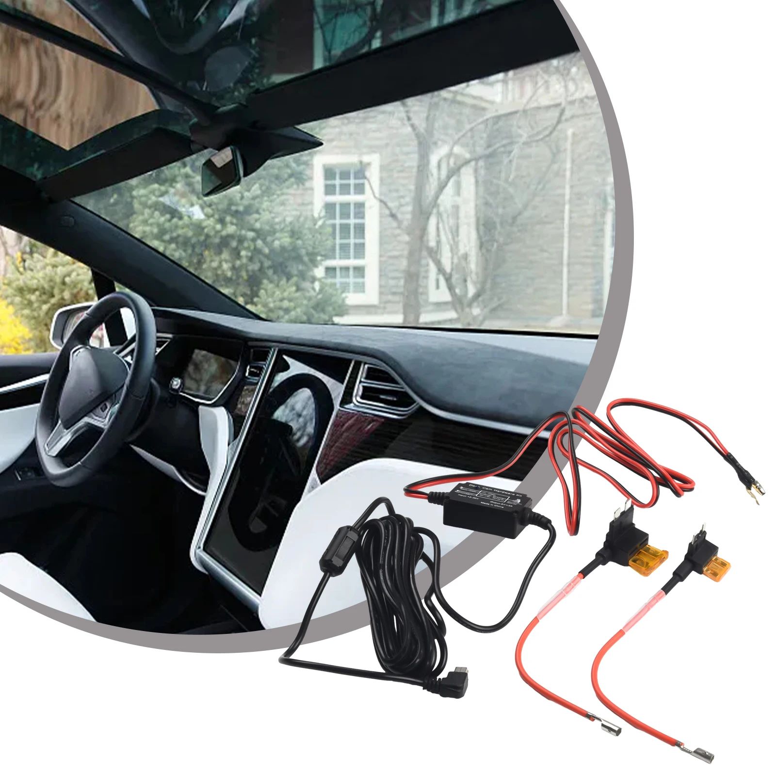 Hardwire Kit For Car DVR - Brand New, High Quality, 3.2 Meter Cable, 12V-24V Input, 5V 2A Output, Fuse Links
Hardwire Kit For Car DVR - Brand New, High Quality, 3.2 Meter Cable, 12V-24V Input, 5V 2A Output, Fuse Links