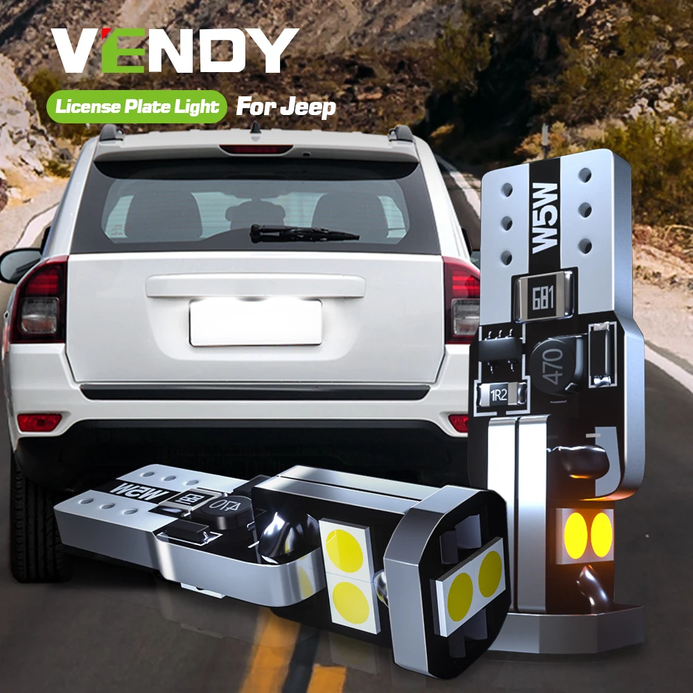2x LED License Plate Light Lamp Canbus W5W T10 For Jeep Cherokee XJ Commander Compass Grand Cherokee Patriot Wrangler TJ JK
2x LED License Plate Light Lamp Canbus W5W T10 For Jeep Cherokee XJ Commander Compass Grand Cherokee Patriot Wrangler TJ JK
