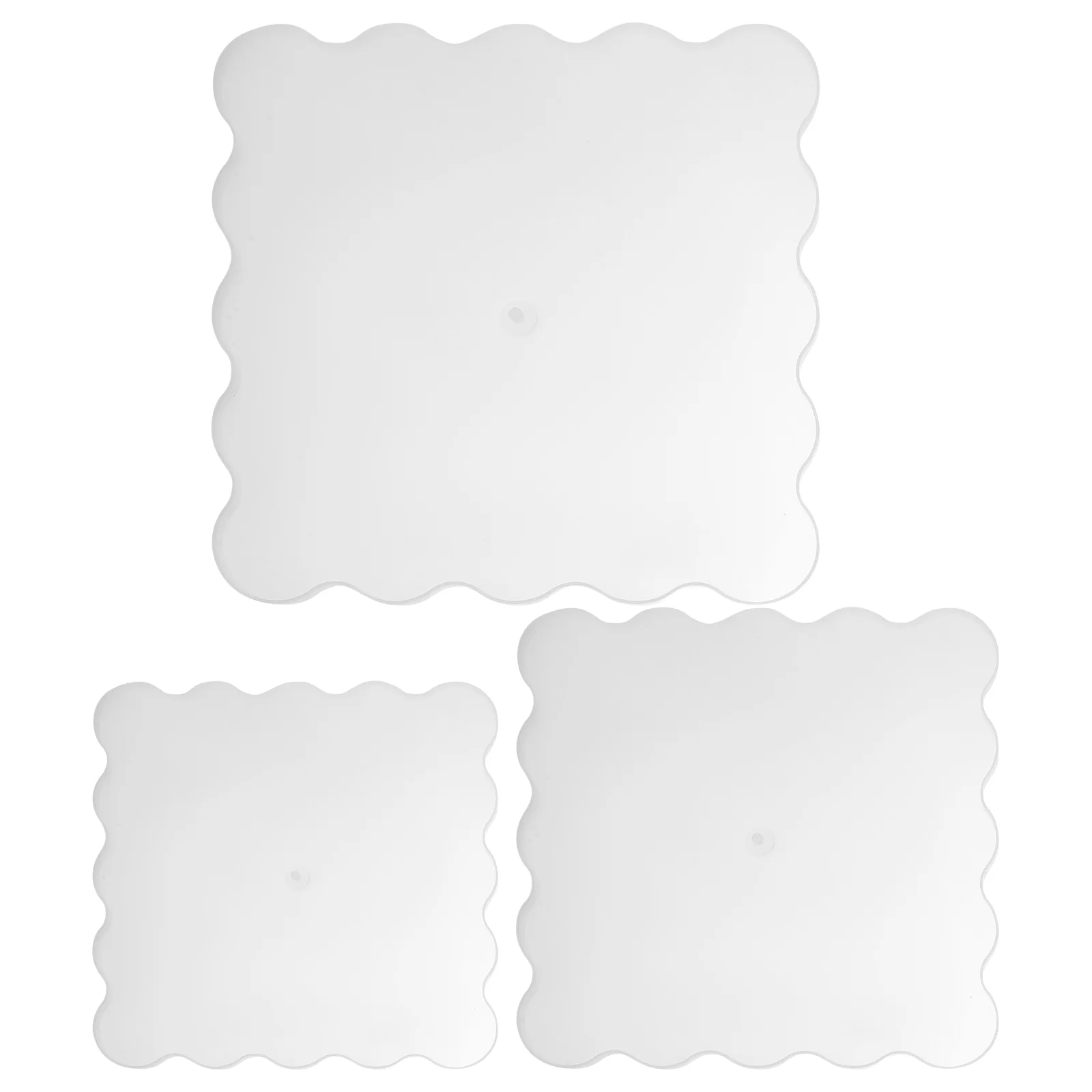 3 Pcs Resin Epoxy Molding Silicone Fruit Tray Mould Molds DIY Tea Cup Mat Crafts White For Making 
3 Pcs Resin Epoxy Molding Silicone Fruit Tray Mould Molds DIY Tea Cup Mat Crafts White For Making