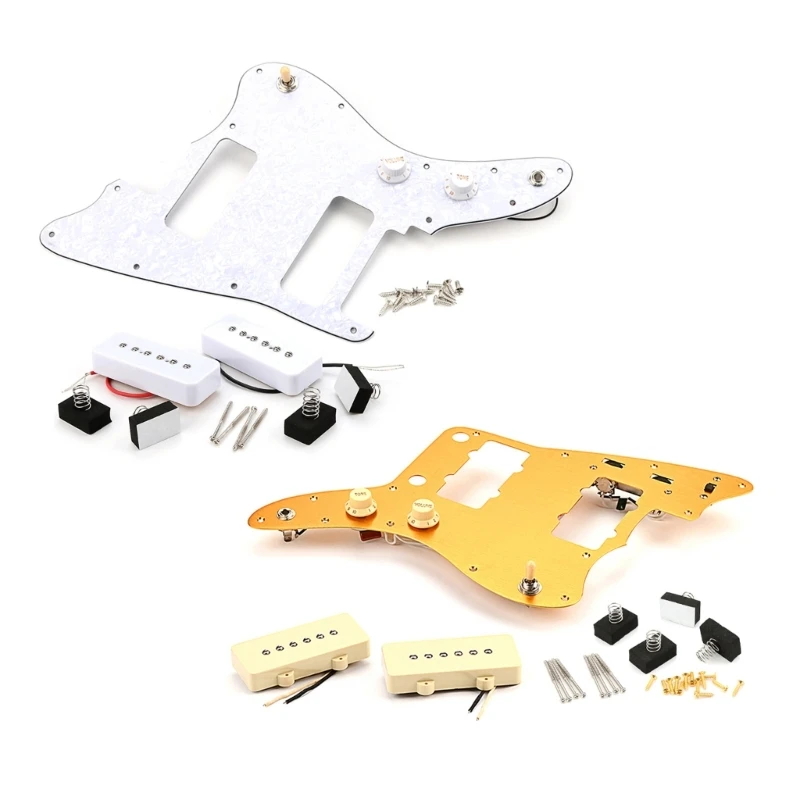 Dropship Prewired 3Ply Pickup Electric Guitar Parts Accessories Loaded Humbuckers Pickguard Pickups Set with Pickups Cover Kits
Dropship Prewired 3Ply Pickup Electric Guitar Parts Accessories Loaded Humbuckers Pickguard Pickups Set with Pickups Cover Kits