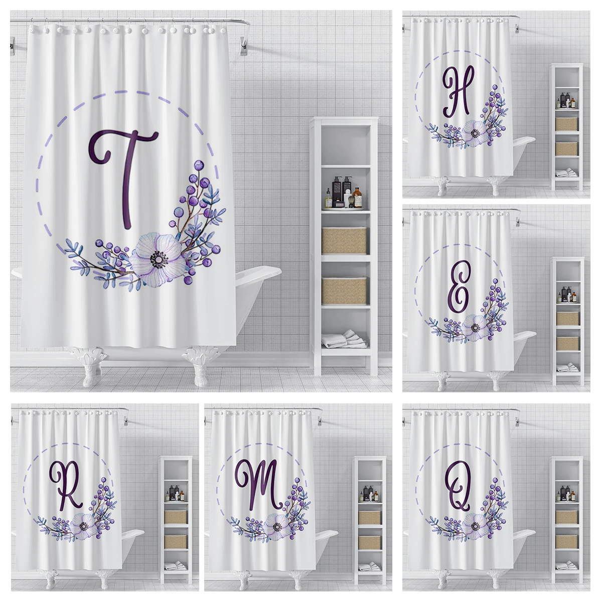 

Home decor 26 letter shower curtains for bathroom waterproof fabric bathroom Curtains modern shower curtain 180x200 240x200