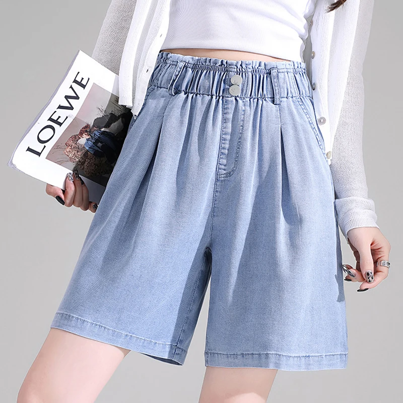 Large Size Loose Washed Wide Leg Denim Shorts Women 2023 Summer Korean High Waist Short Jean Shorts Female All Match Shorts Lady
Large Size Loose Washed Wide Leg Denim Shorts Women 2023 Summer Korean High Waist Short Jean Shorts Female All Match Shorts Lady
