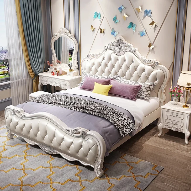 Vintage Luxury Kids Double Bed Drawers High End King Size Bedroom Double Bed Modern Girl Letti Matrimoniali Home Furniture
Vintage Luxury Kids Double Bed Drawers High End King Size Bedroom Double Bed Modern Girl Letti Matrimoniali Home Furniture