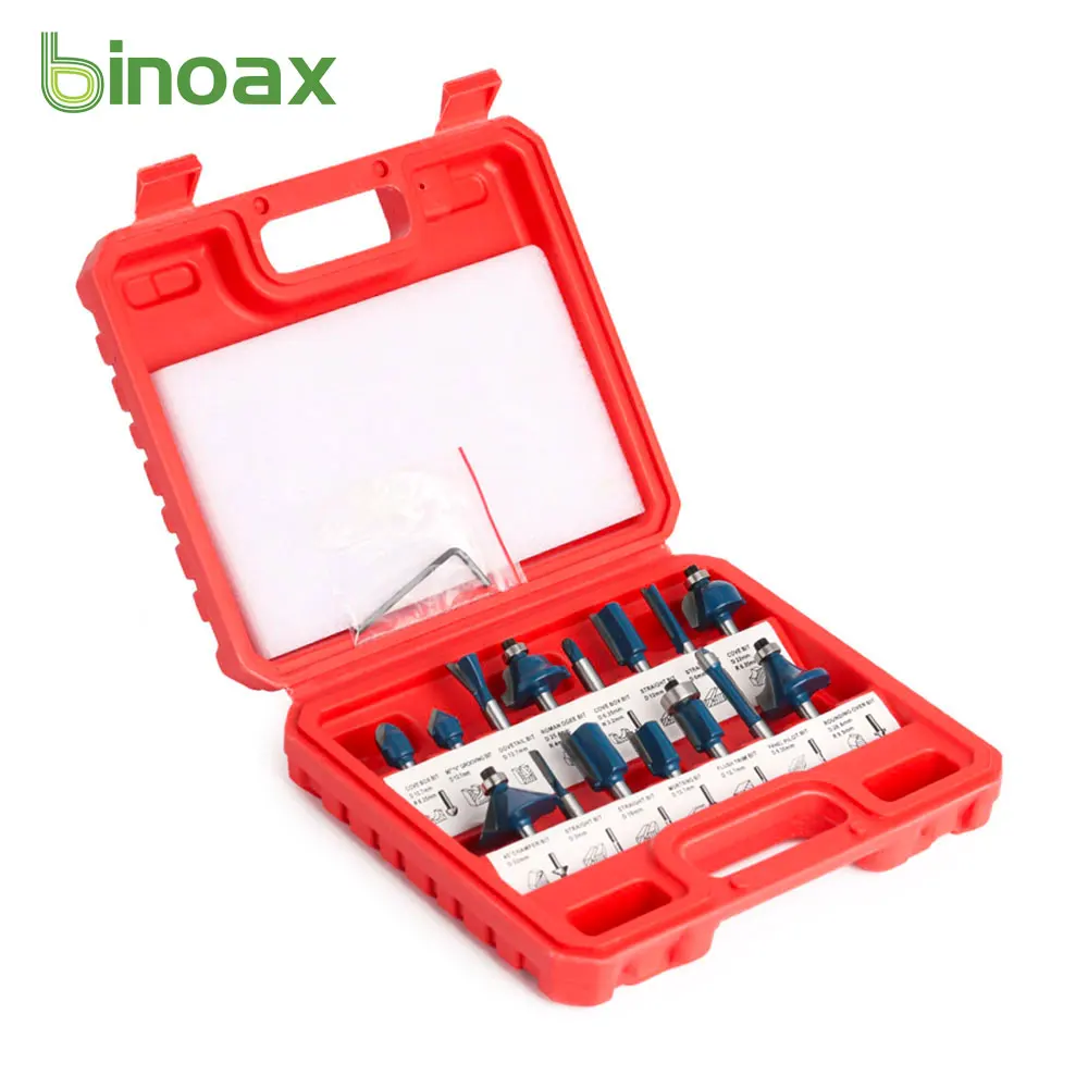 Prodrill 15Pcs Milling Cutters Router Bit Set Woodworking 6.35mm Shank Drill Bits For Wood Cutting Tools-1/4 Inch Shank
Prodrill 15Pcs Milling Cutters Router Bit Set Woodworking 6.35mm Shank Drill Bits For Wood Cutting Tools-1/4 Inch Shank