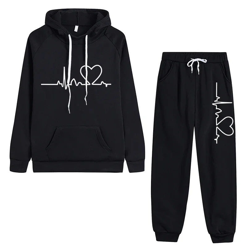 New Autumn Winter Woman Tracksuit Hoodies+Sweatpants 2-Piece Fashion Causal Jogging sweatshirt Clothes Pullover Fleece Pant Sets
New Autumn Winter Woman Tracksuit Hoodies+Sweatpants 2-Piece Fashion Causal Jogging sweatshirt Clothes Pullover Fleece Pant Sets