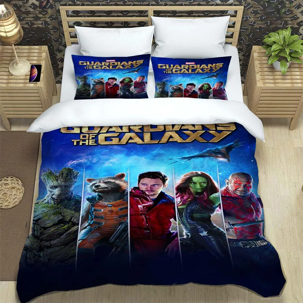 11 Size Guardians of the Galaxy Bedding Set Groot Rocket Home Decoration Pillowcase Quilt Cover Set Gift To Family and Friends
11 Size Guardians of the Galaxy Bedding Set Groot Rocket Home Decoration Pillowcase Quilt Cover Set Gift To Family and Friends
