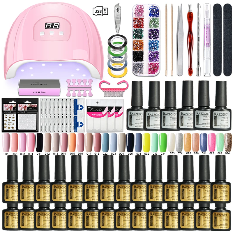 Professional Nail Set Nail Gel Kit UV LED Lamp Dryer With Nail Gel Polish Kit Soak Off Manicure Tools Set Nail Art Tools Set 
Professional Nail Set Nail Gel Kit UV LED Lamp Dryer With Nail Gel Polish Kit Soak Off Manicure Tools Set Nail Art Tools Set