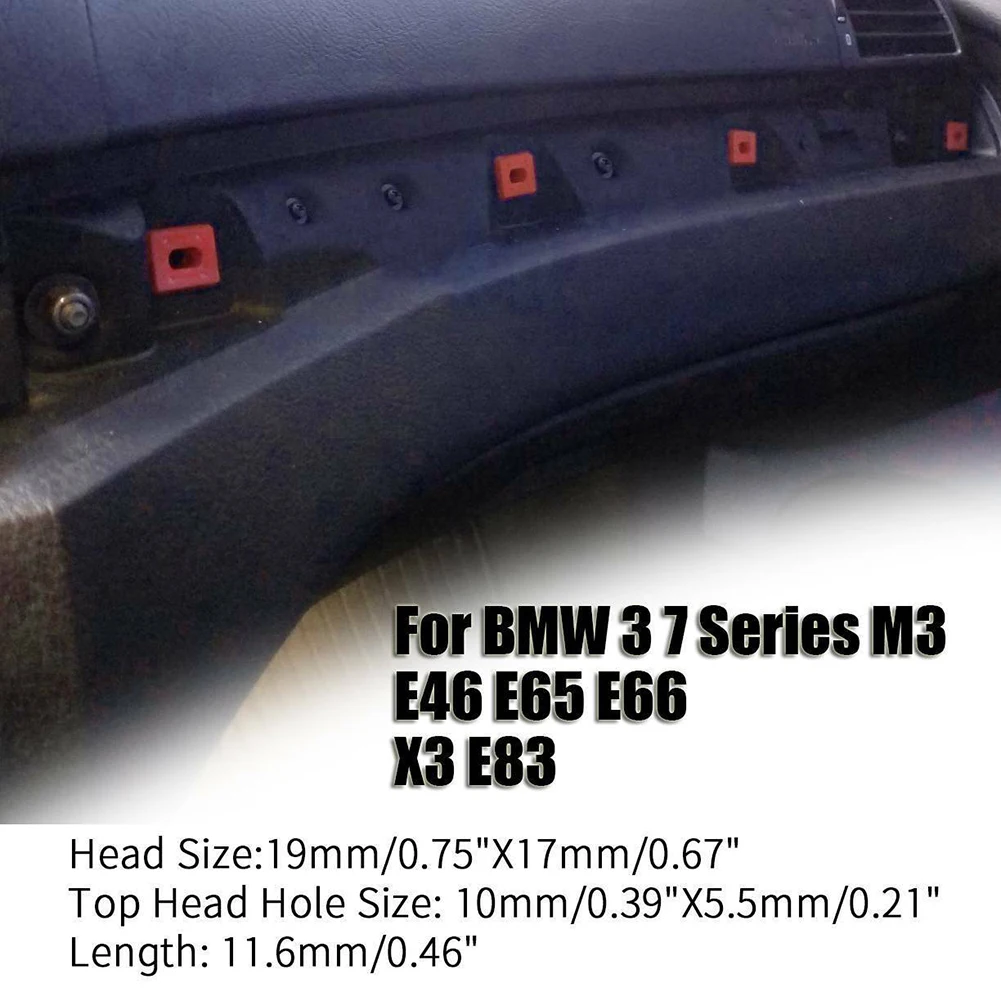 10Pcs Car Dashboard Interior Panel Fixing Clip For BMW 3 Series E46/M3 97-06 7 Series E65 E66 X3 E83 03-10 323i 328i 323Ci
10Pcs Car Dashboard Interior Panel Fixing Clip For BMW 3 Series E46/M3 97-06 7 Series E65 E66 X3 E83 03-10 323i 328i 323Ci