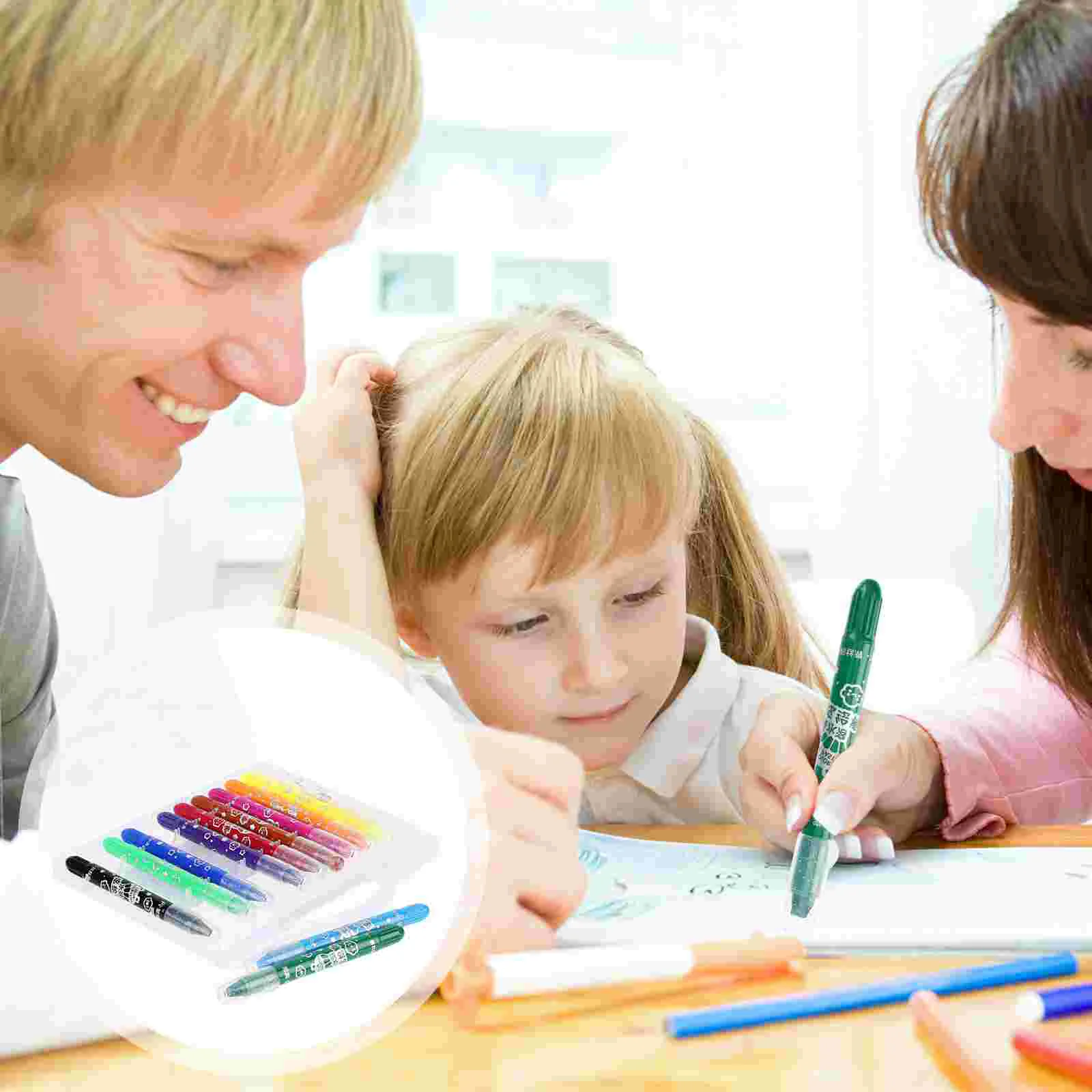 

12 шт., Детские разноцветные карандаши для рисования